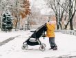 Wózek dziecięcy zimą